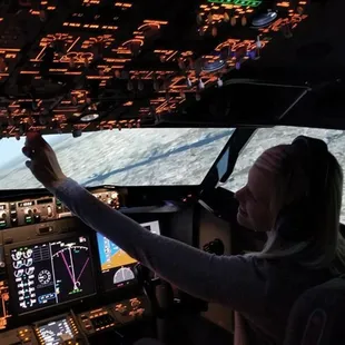 You're at the controls of a commercial airliner!