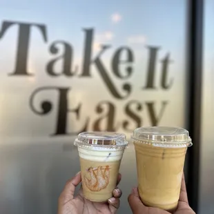 Tiramisu Latte &amp; iced coffee