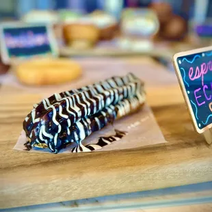 Espresso Eclair is beauty in a pastry!