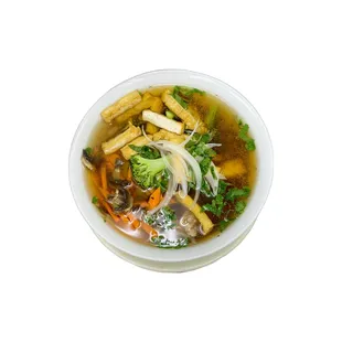Pho vegetable with tufu
