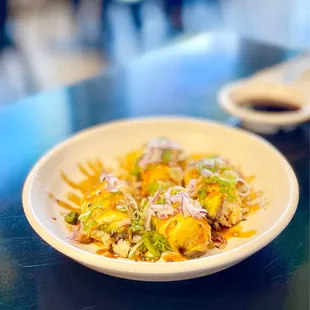 a plate of food