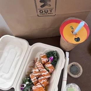 Double Salmon Roll