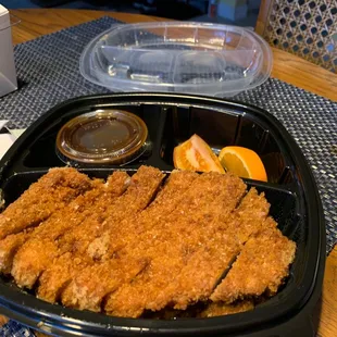 Ton Katsu (Fried Pork Cutlet)