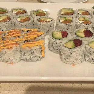 sushi and sashimi, sushi, sashimi, food