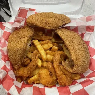 Fish &amp; Shrimp Basket