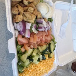 Very fresh side salad