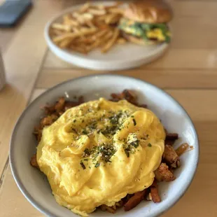 Kimchee Fried Rice Omelette Bowl