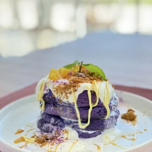 Ube Souffle Pancake  - Heavenly