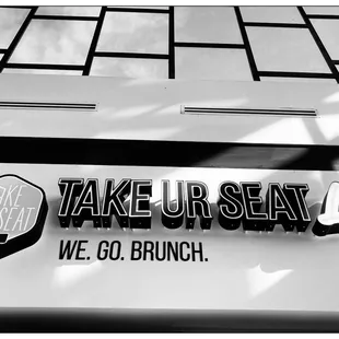 Welcome to TAKE UR SEAT Lite. #bnwphoto #wc