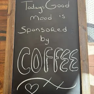 Sign outside of shop