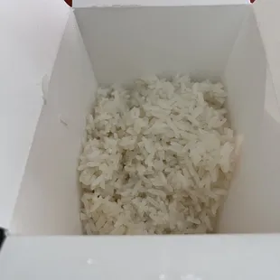 White Rice..... Where is the rest of it????