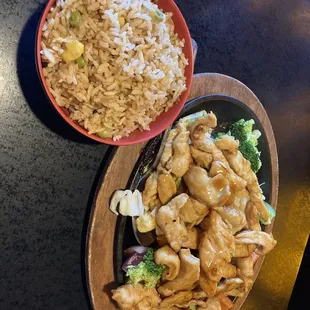 Pineapple fried rice (bowl) &amp; Chicken Teriyaki