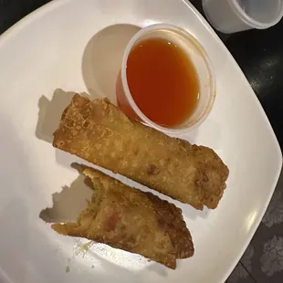 Soggy egg rolls. Should have been crispy. Replaced and the second batch was good.