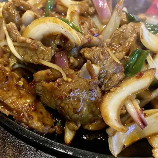 Mongolian Stir-Fry Dish