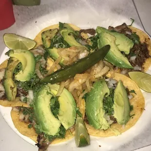 Carne asada tacos