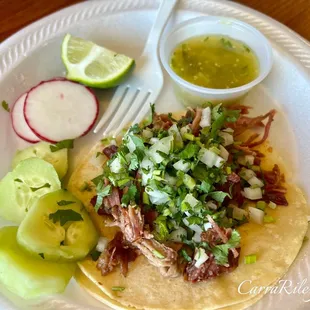 Street tacos $2.75