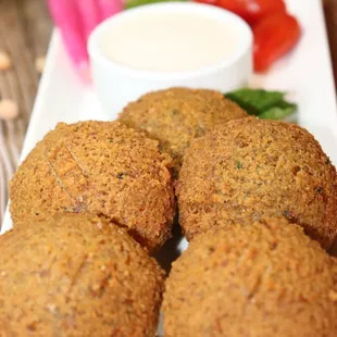 a plate of fried food