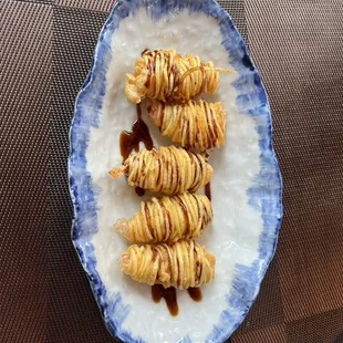 A6. Potato Shrimp Tempura