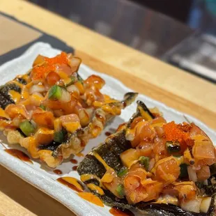 Sushi tacos