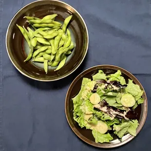 Edamame &amp; House Salad