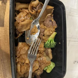 Pad See-Ew with beef