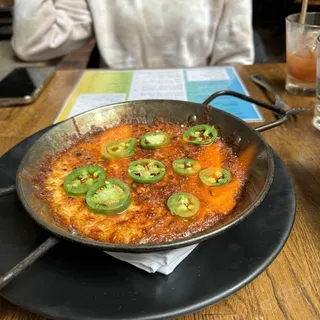 Flaming Queso Fundido Brunch