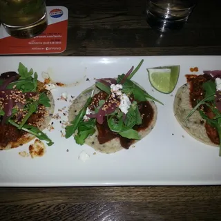 Maple Creek Pork Belly Brunch Tacos