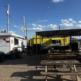 Food Truck Area with ample seating