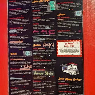 menu, sushi and sashimi