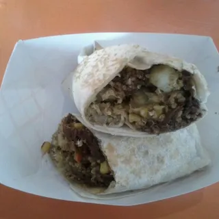 African Inspired Burrito W/ CHK