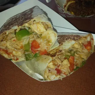 Thai Panang Chicken Burrito