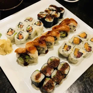 sushi and sashimi, food