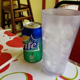 I order sprite didnt need the ice..it was cold enough