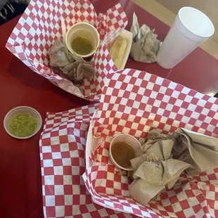 Consumed food. And some salsas