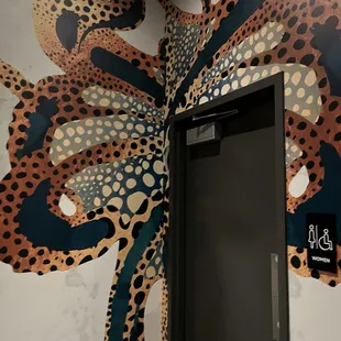 Art around the restaurant is super creative.