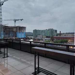 Patio in the rain