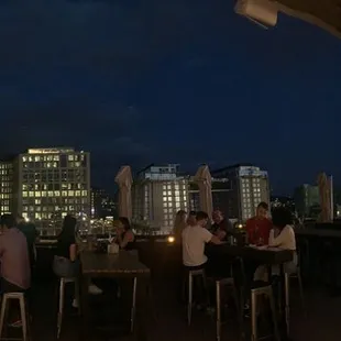 Night life view from roof top