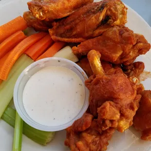 Medium hot wings!