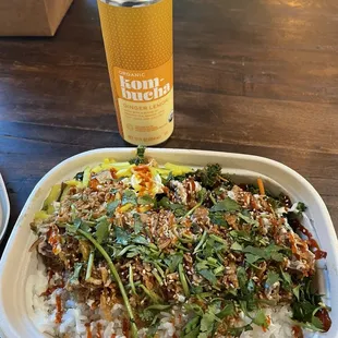 Porky kale bowl