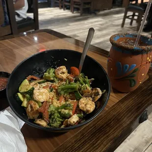 Camerones Yukatan and Margarita