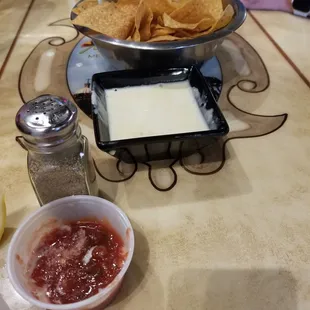 Chips and cheese sauce. Yes I did.