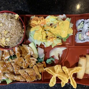 Chicken bento box
