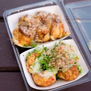 Original and Negi-Mayo Takoyaki (@miguelmoralesphotography on Instagram)