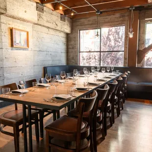 Private dining spaces!