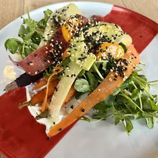 Za'atar Roasted Carrot Salad
