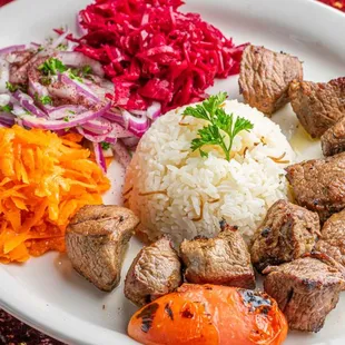 Lamb shish kebab