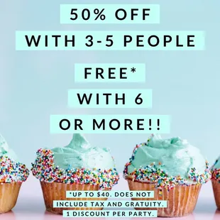 Free meal promotion
