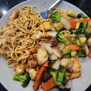 NY Strip Steak and Shrimp
