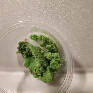 Another shot of the crumbly old wasabi