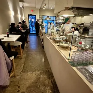 the interior of a restaurant